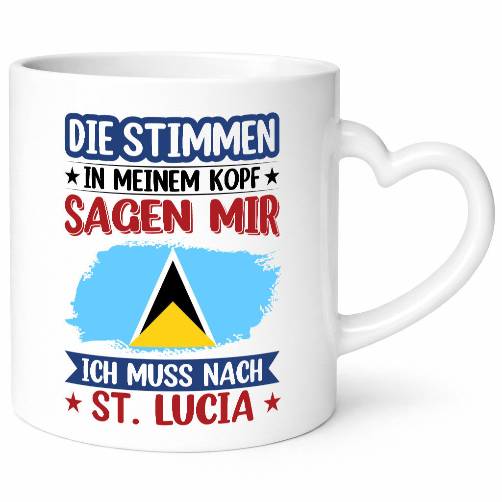 St. Lucia | Urlaub Stimmen in meinem Kopf Traumland v2 lustig Humor