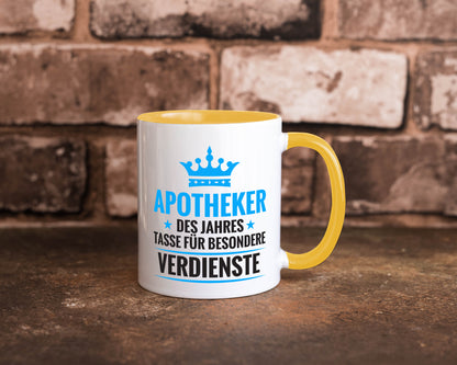 Besonderer Verdienst: Apotheker | Apotheke Pharmazie lustiger Spruch Geschenk