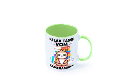 Relax Tasse: Kameramann | Kamera Humor Geschenkidee Tasse