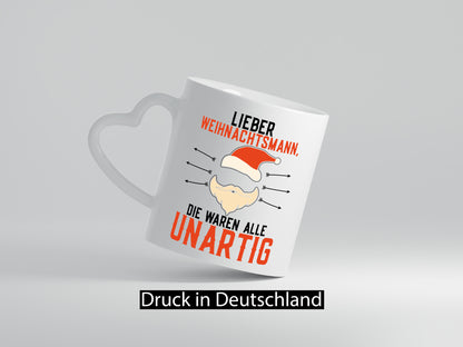 Die waren alle unartig | Weihnachtsmann Geschenke artig Geschenk Humor