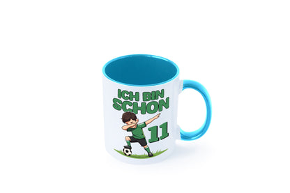 11. Geburtstag | 11 Jahre Fußballer Geschenkidee Humor Tasse