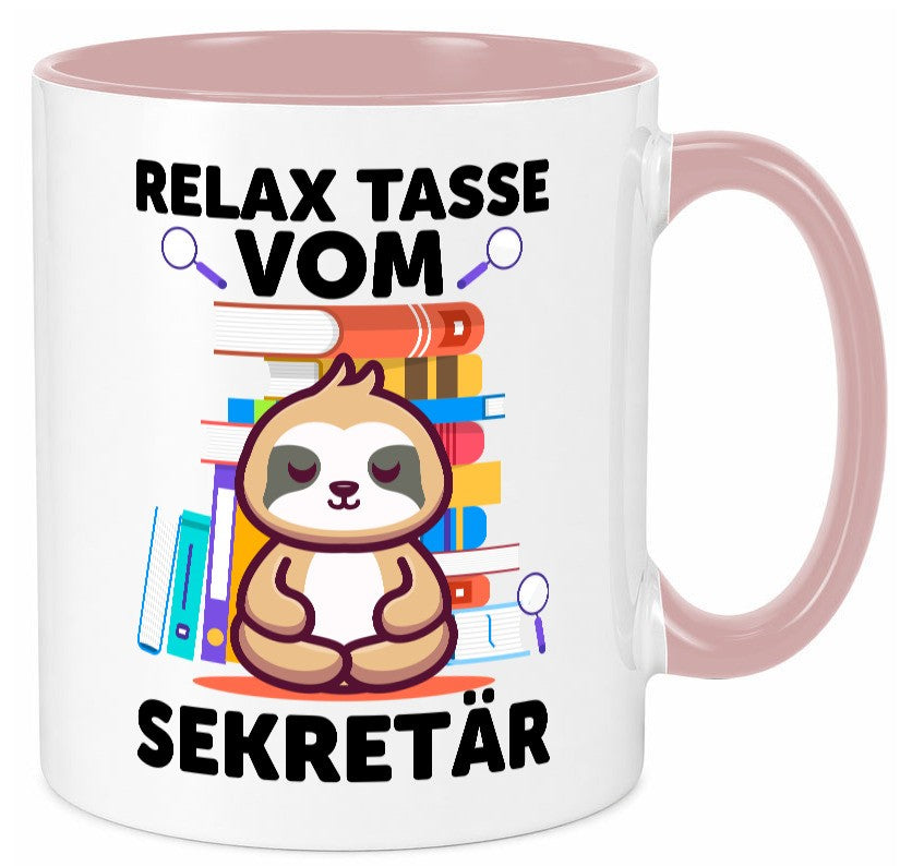 Relax Tasse: Sekretär | Büro Humor Arbeit Kollegen Geschenkidee Tasse