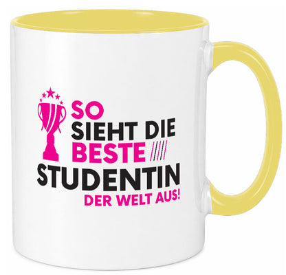 Die Weltbeste Studentin | Uni Studium Universität Geschenkidee Humor Tasse