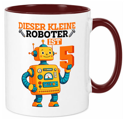5. Geburtstag | 5 Jahre Roboter Junge lustiger Spruch Geschenk Geschenkidee