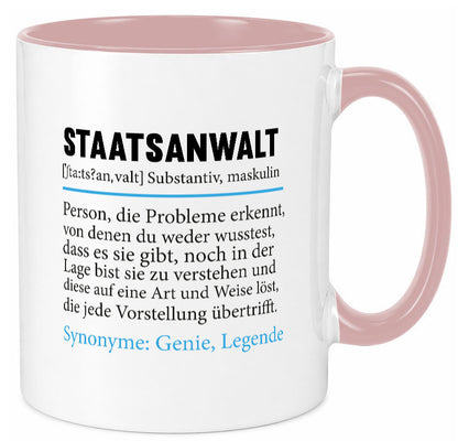 Staatsanwalt | Spruch Anwalt Humor Jurist Geschenkidee Tasse