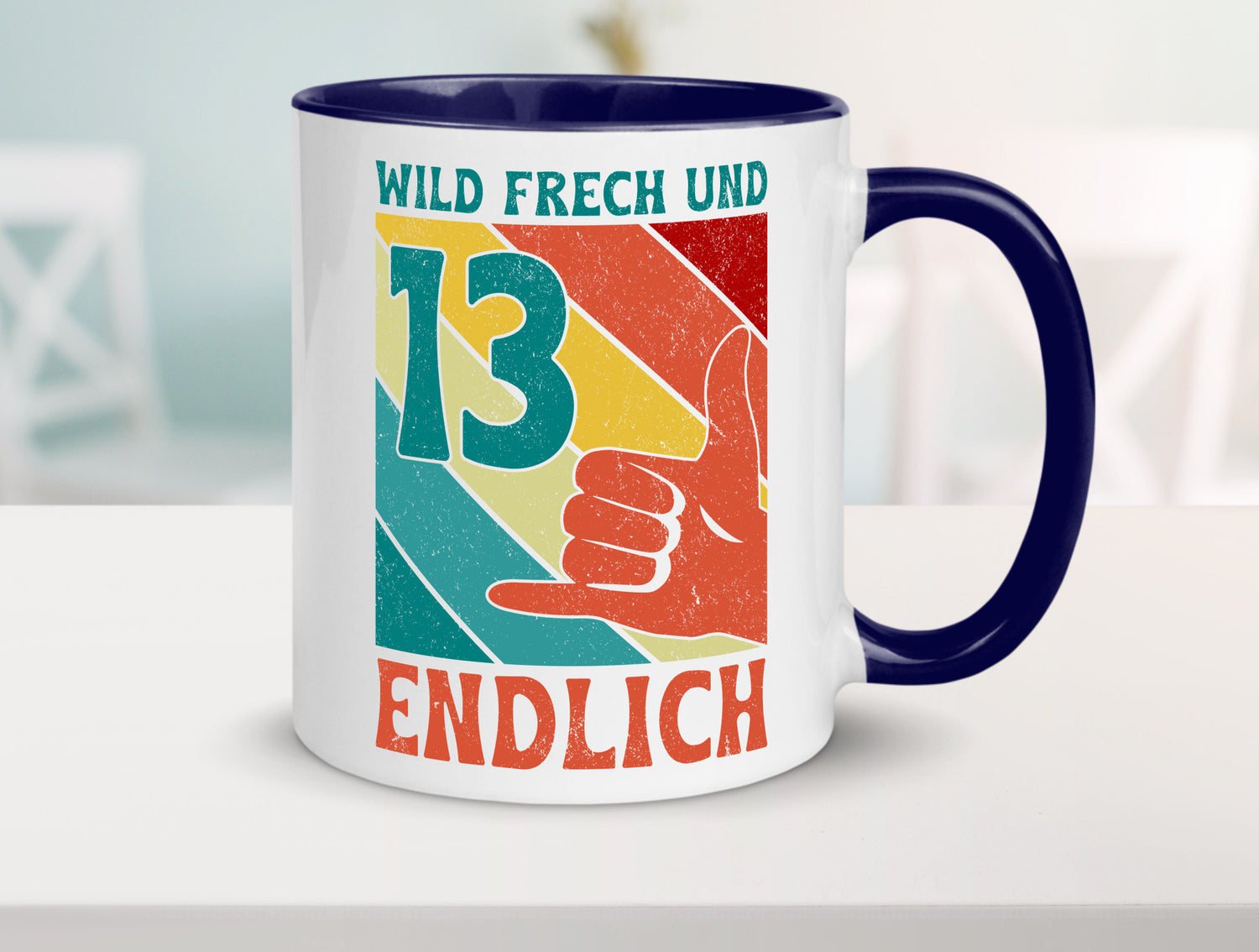 13. Geburtstag | 13 Jahre Wild und Frech Humor Geschenkidee Tasse