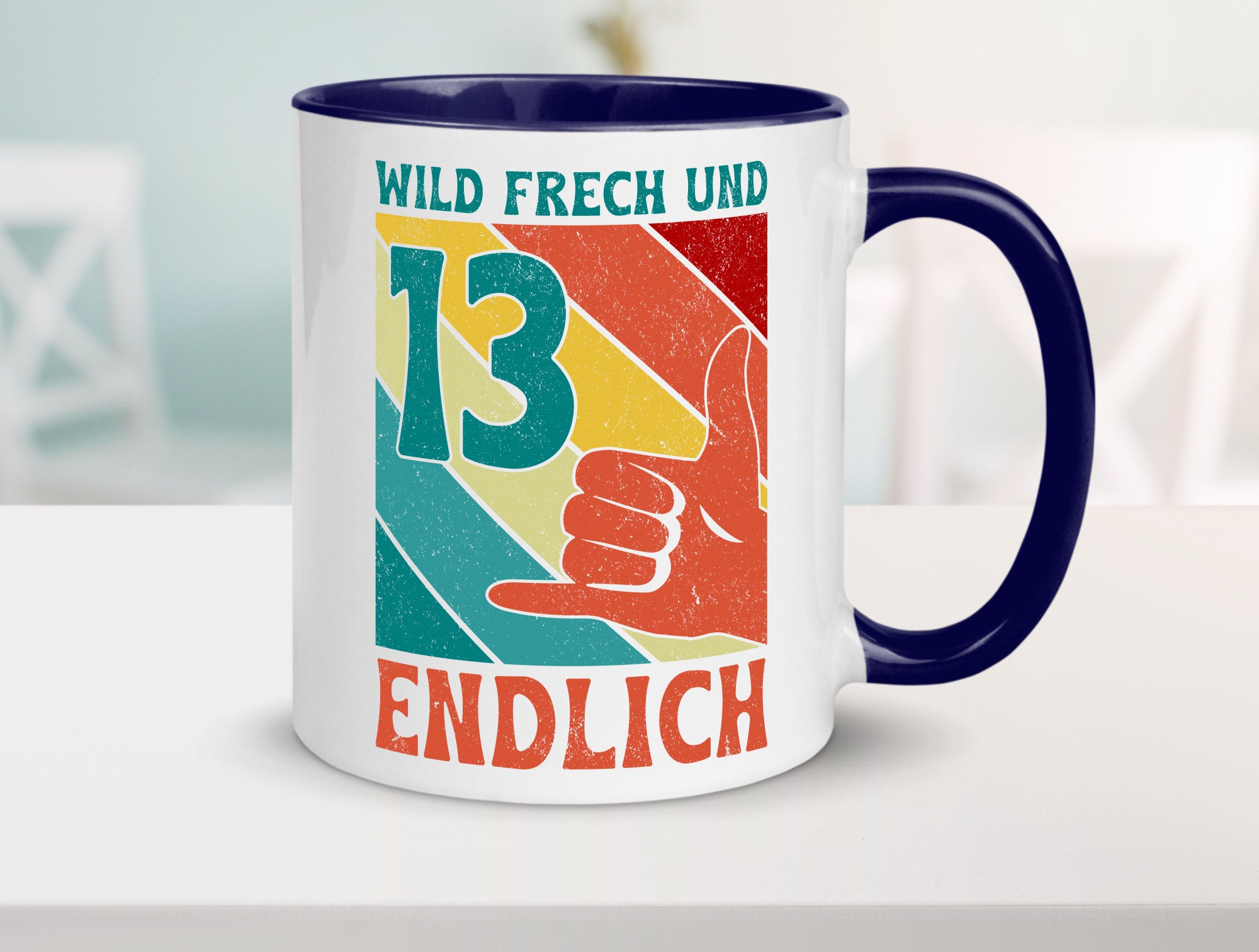 13. Geburtstag | 13 Jahre Wild und Frech Humor Geschenkidee Tasse