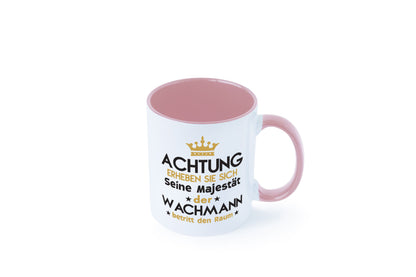 Seine Majestät Wachmann | Wachpersonal Nachtwächter lustiger Spruch Geschenk