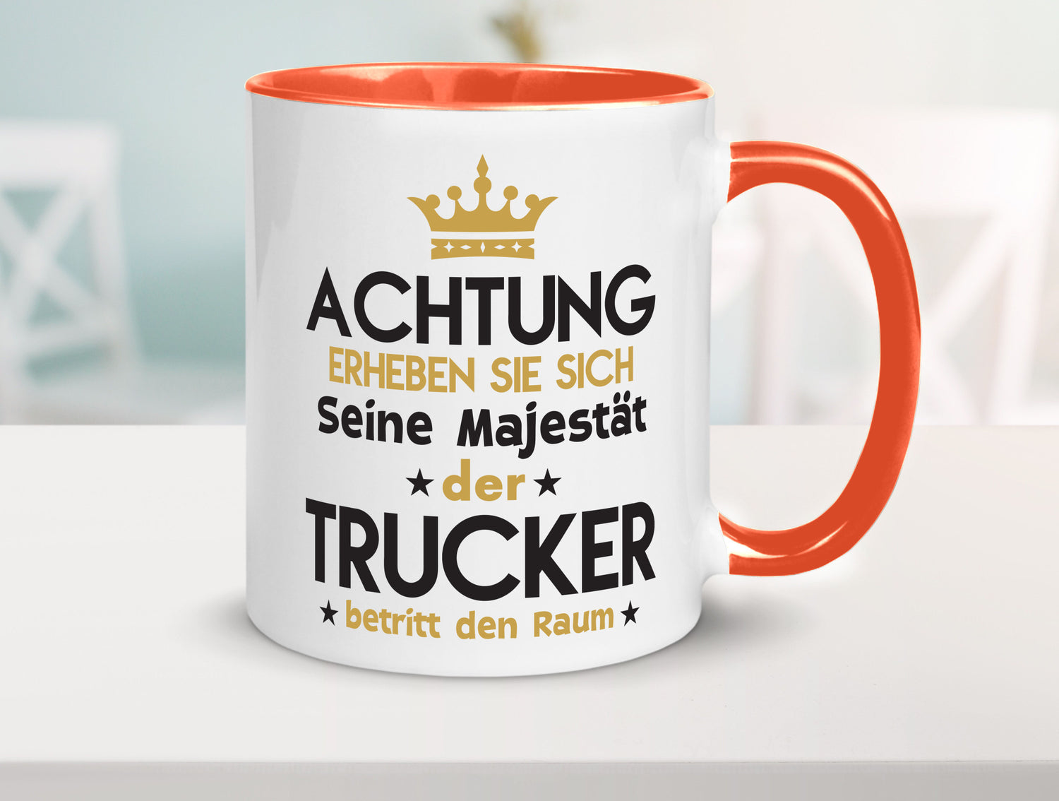 Seine Majestät Trucker | LKW Fahrer Beruf Humor Arbeit Kollegen Büro