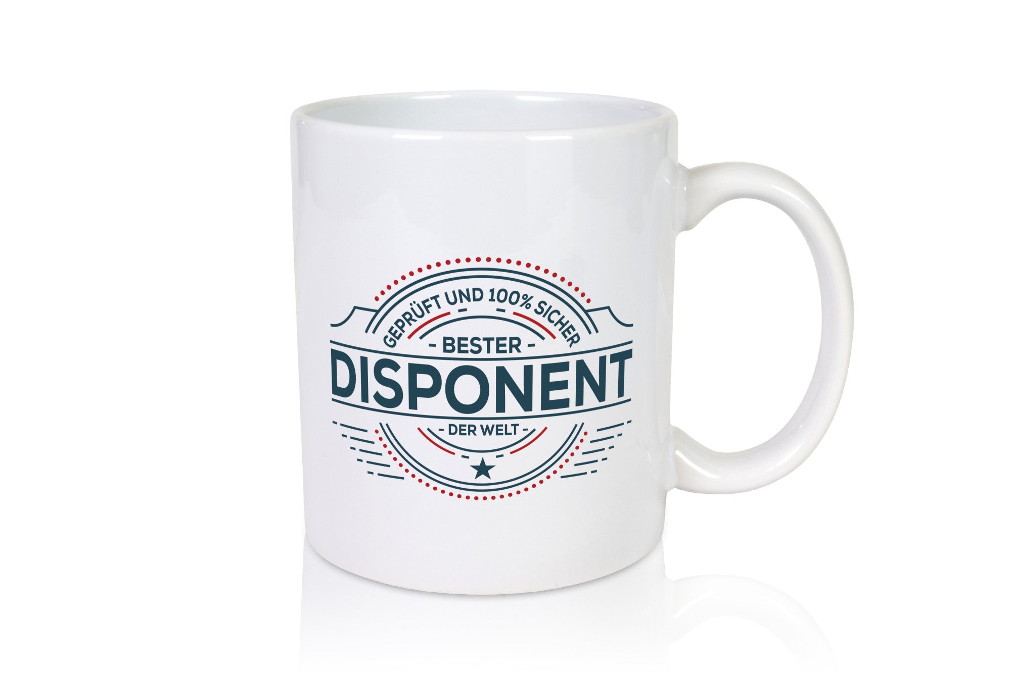 Geprüft und sicher: Disponent | Zuteiler lustiger Spruch Geschenk Humor