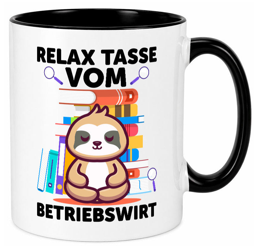 Relax Tasse: Betriebswirt | Betriebswirtschaft lustiger Spruch Geschenk Humor