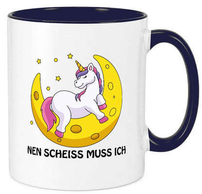 Nen Scheiss muss ich Geschenkidee Humor Tasse