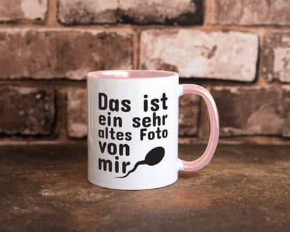 Sehr altes Foto von mir | lustige Tasse Männer Humor Geschenk Geschenkidee