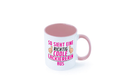Richtig Coole Lackiererin | lackieren Geschenkidee Humor Tasse