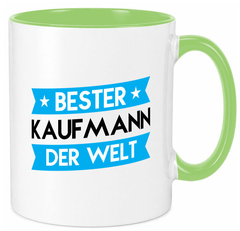 Bester Kaufmann Kaufmänner lustiger Spruch Geschenk Humor Geschenkidee Tasse