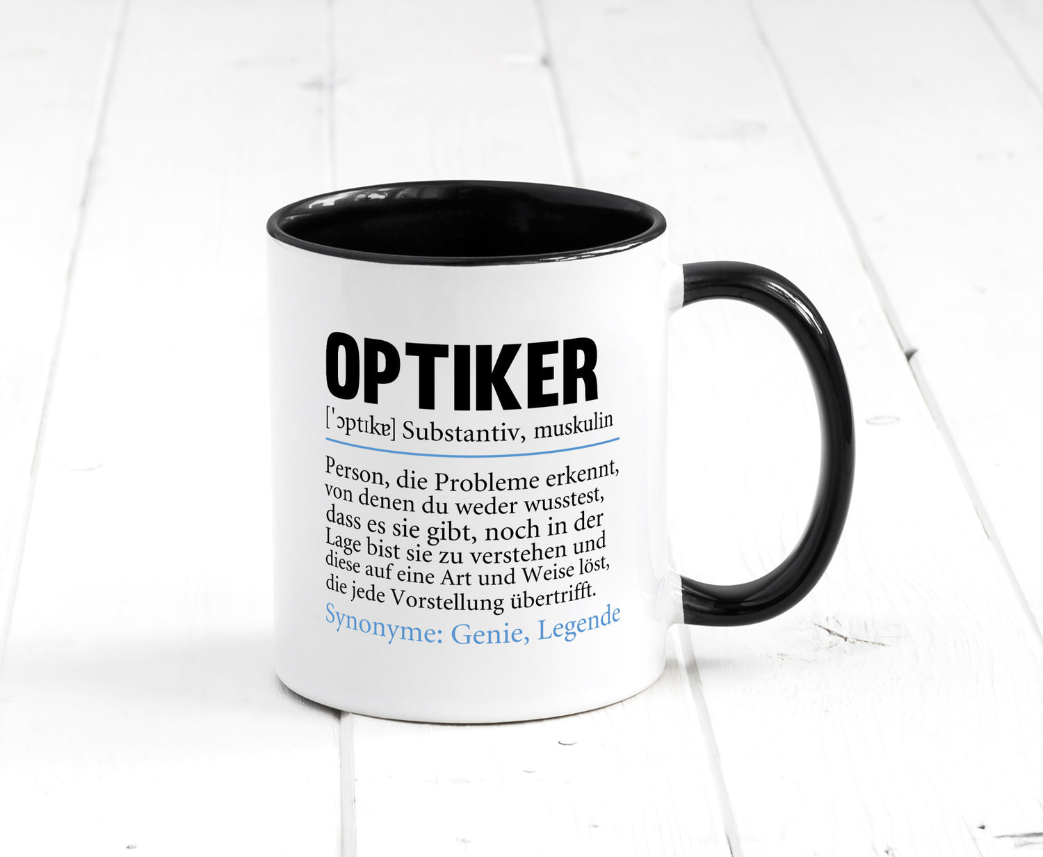 Optiker | Spruch Augenoptiker Beruf Humor v2 lustiger Geschenk Arbeit Kollegen