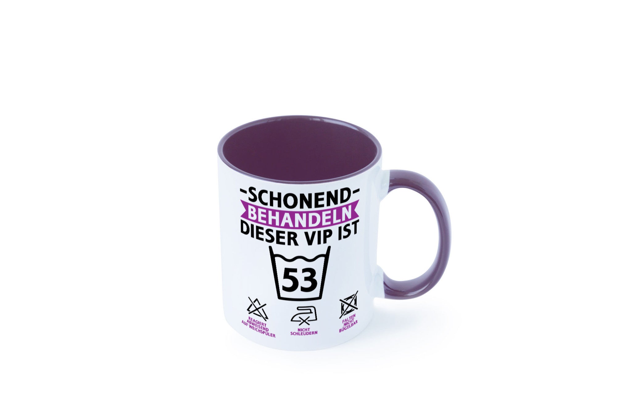 53 Geburtstag | schonend behandeln Jahre v2 lustiger Spruch Geschenk