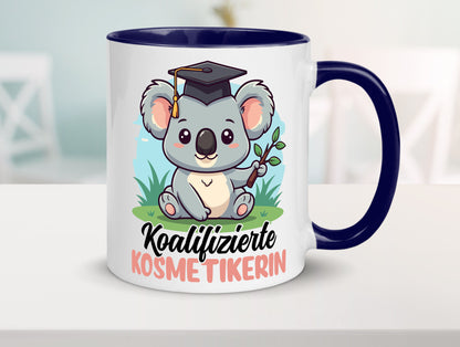 Koalifizierte Kosmetikerin | Kosmetik Stylistin Geschenkidee Humor Tasse