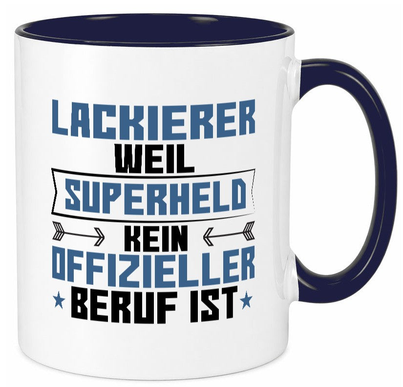 Superheld Lackierer | Definition lackieren lustig Humor Geschenkidee Geschenk Tasse