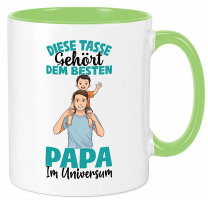 Im Universum: Papa | Vatertag Daddy Familie Humor Geschenkidee Tasse