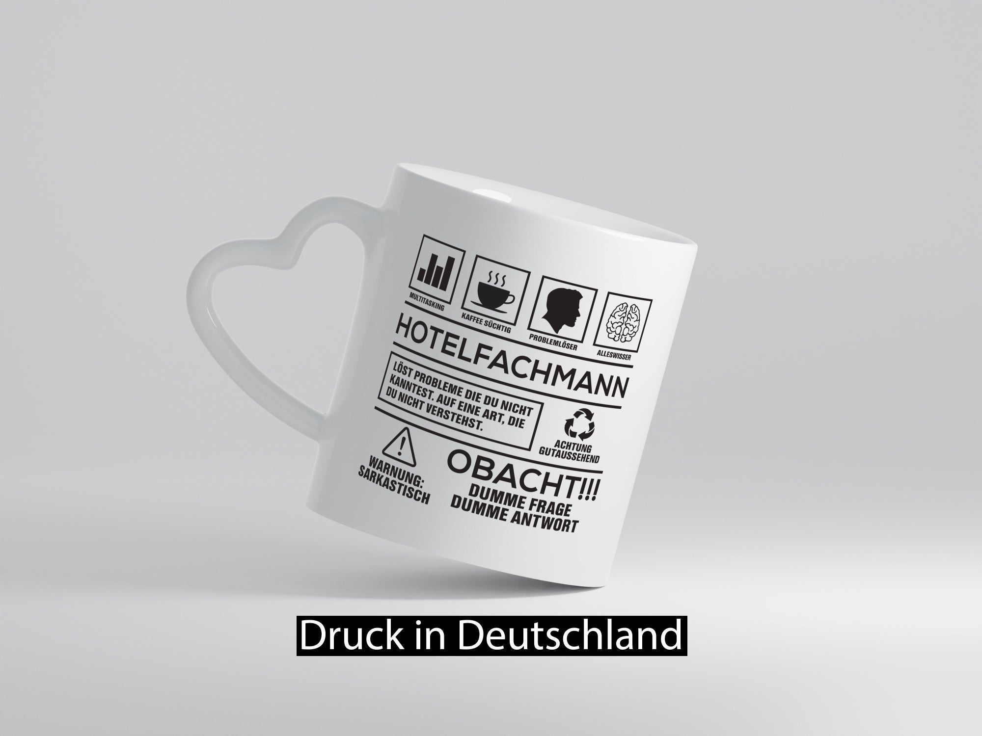 Achtung Probleme Hotelfachmann |Hotel lustiger Spruch Geschenk Humor