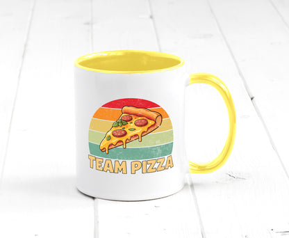 Team Pizza | Pizzaliebhaber Lover v2 Geschenkidee Humor Tasse