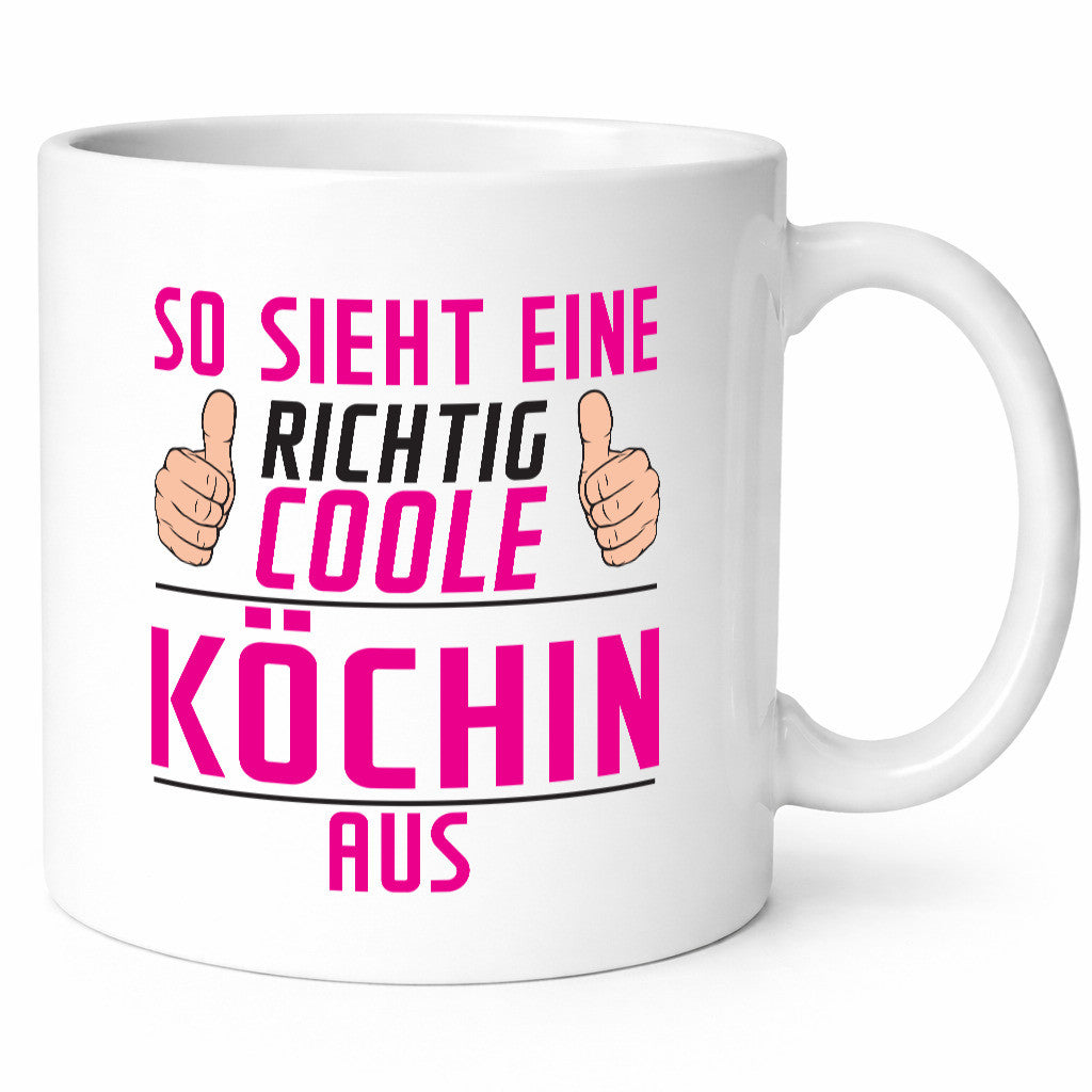 Richtig Coole Köchin | Chefköchin Chefkoch Geschenk Arbeit Kollegen Büro
