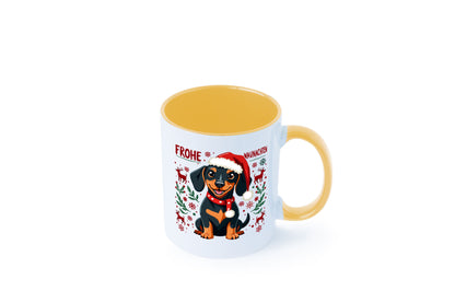 Frohe Waunachten | Ugly Christmas Weihnachtshund v2 Humor Tierliebhaber