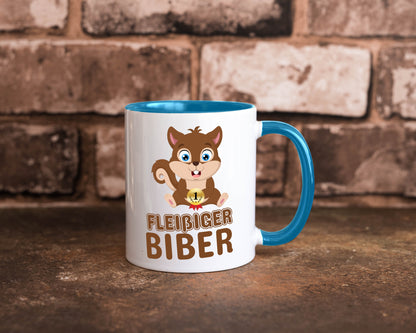 Fleißiger Biber | Motiv Tasse Kinder Geburtstag lustig Geschenkidee Geschenk
