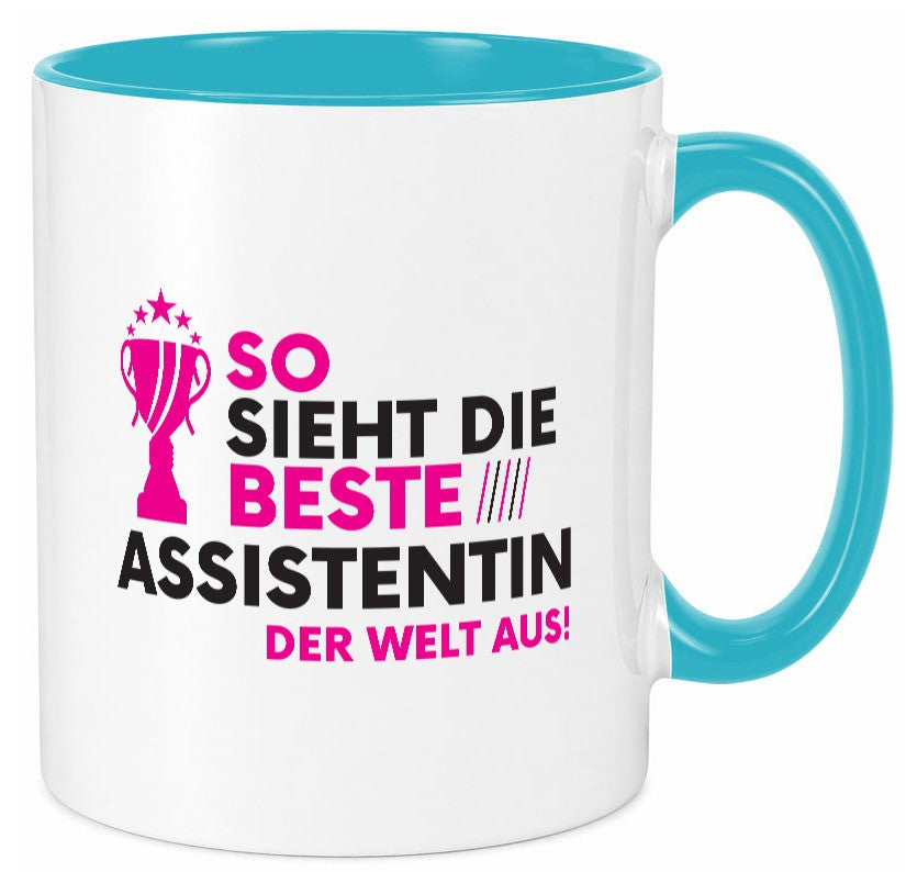 Die Weltbeste Assistentin | Assistenz Hilfskraft Geschenk Humor Geschenkidee Tasse