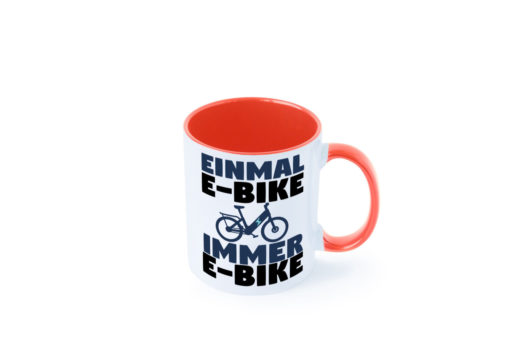 E-Bike Fahrer | Radfahrer Tasse Fahrrad Elektrorad lustiger Spruch Geschenk