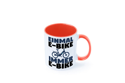E-Bike Fahrer | Radfahrer Tasse Fahrrad Elektrorad lustiger Spruch Geschenk