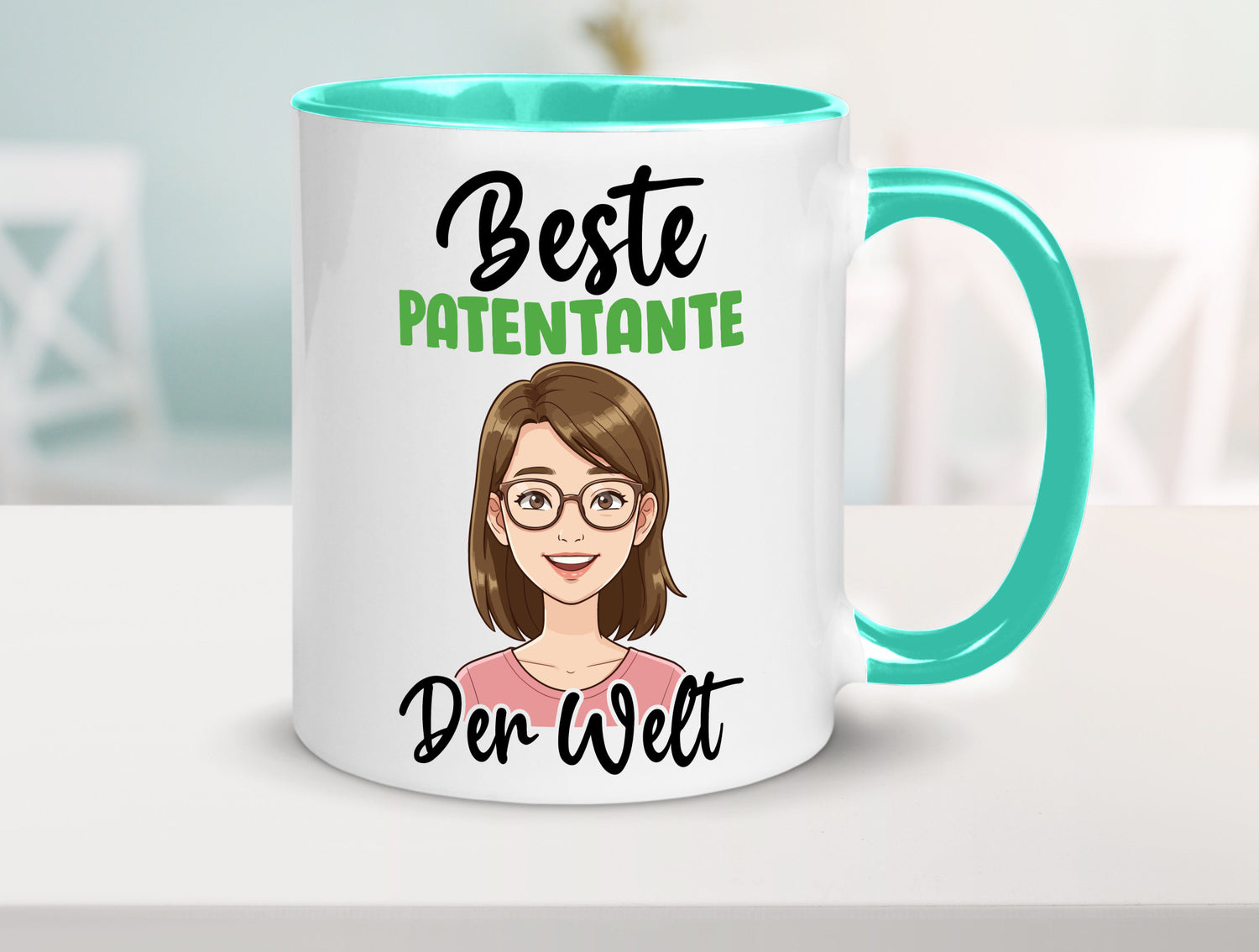 Beste Patentante | Tante lustiger Spruch Geschenk Humor Geschenkidee Tasse