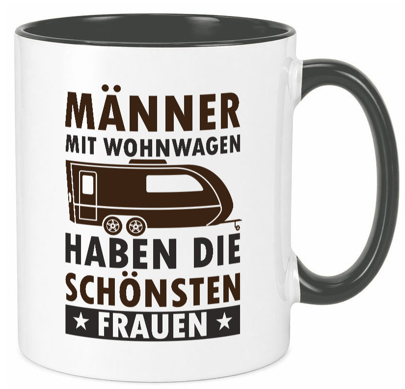 Männer mit Wohnwagen | Schönste Frauen Camping v2 lustig Humor Geschenkidee Tasse