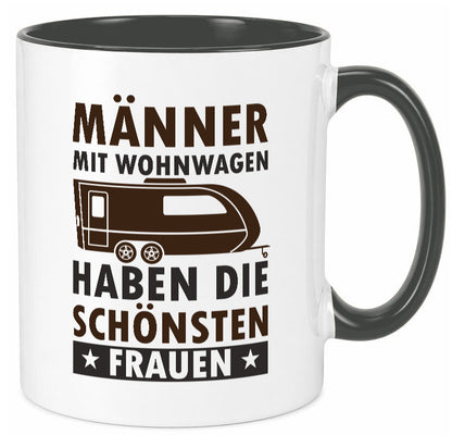 Männer mit Wohnwagen | Schönste Frauen Camping v2 lustig Humor Geschenkidee Tasse