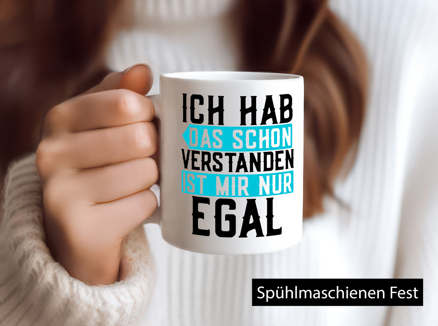 Ist mir egal | Protest Teenager Humor Spruch Büro lustig Arbeit Kollegen