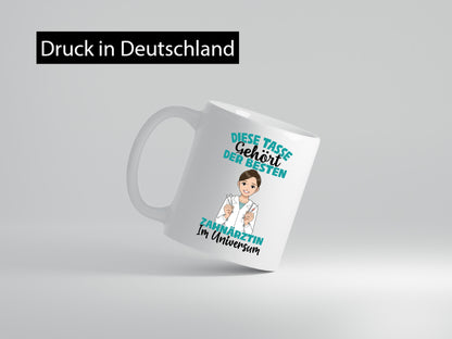 Im Universum: Zahnärztin | Zahnmedizin Beruf Geschenk Arbeit Kollegen Büro