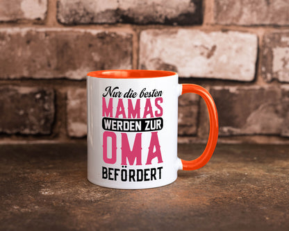 Beste Mama wird zur Oma befördert | Großmutter lustiger Spruch Geschenk Familie