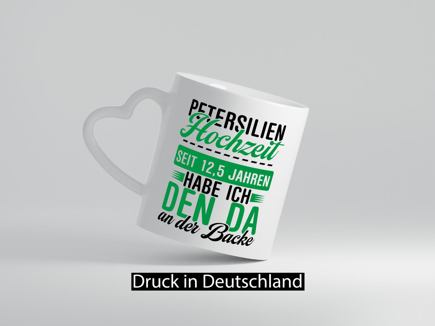 Petersilienhochzeit | 12,5 Jahre verheiratet Ehepaar lustiger Spruch Geschenk