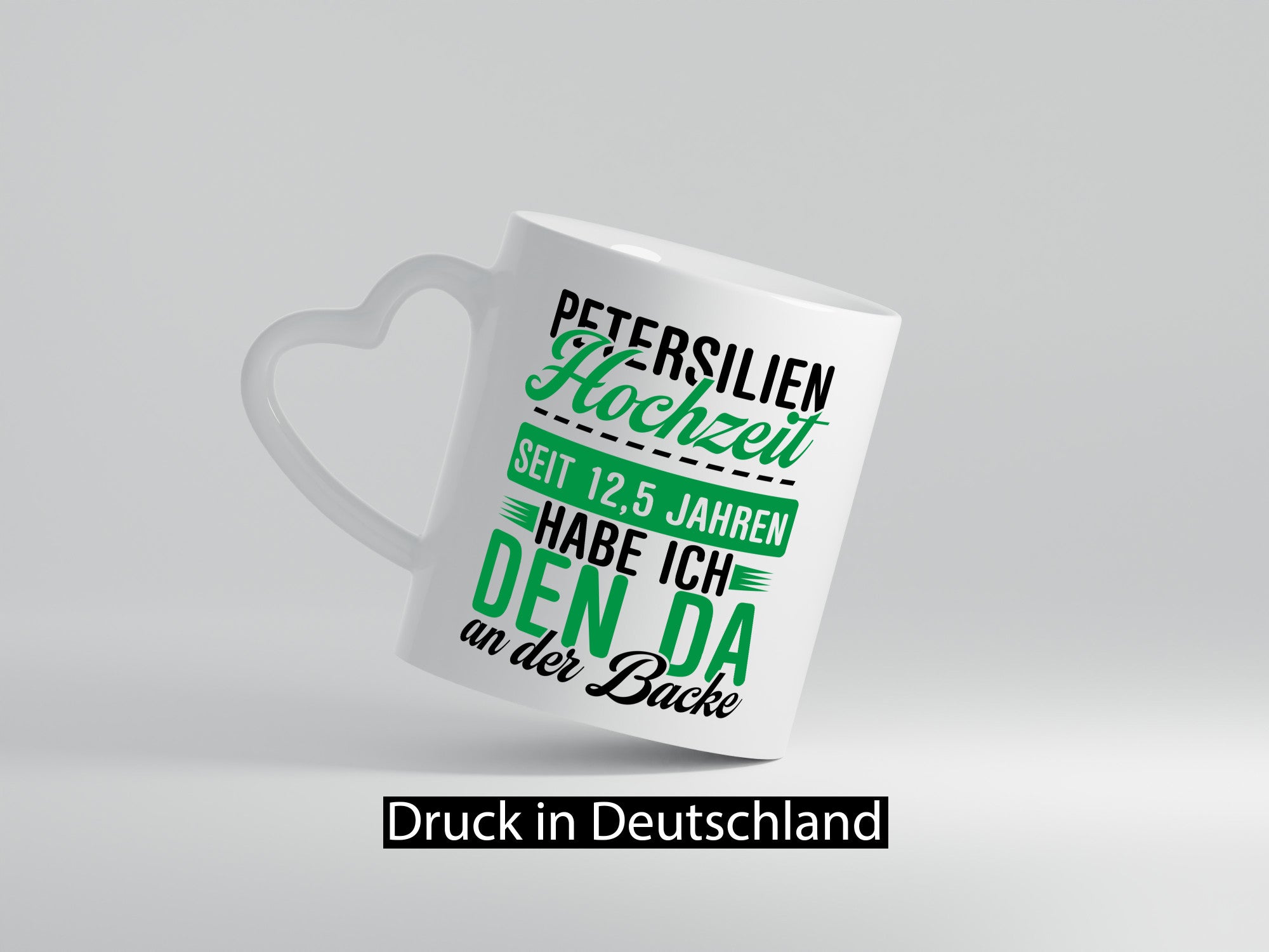 Petersilienhochzeit | 12,5 Jahre verheiratet Ehepaar lustiger Spruch Geschenk