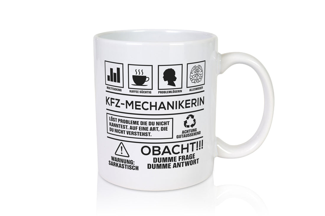 Achtung Probleme KFZ-Mechanikerin | Mechaniker KFZ Geschenk Humor Geschenkidee