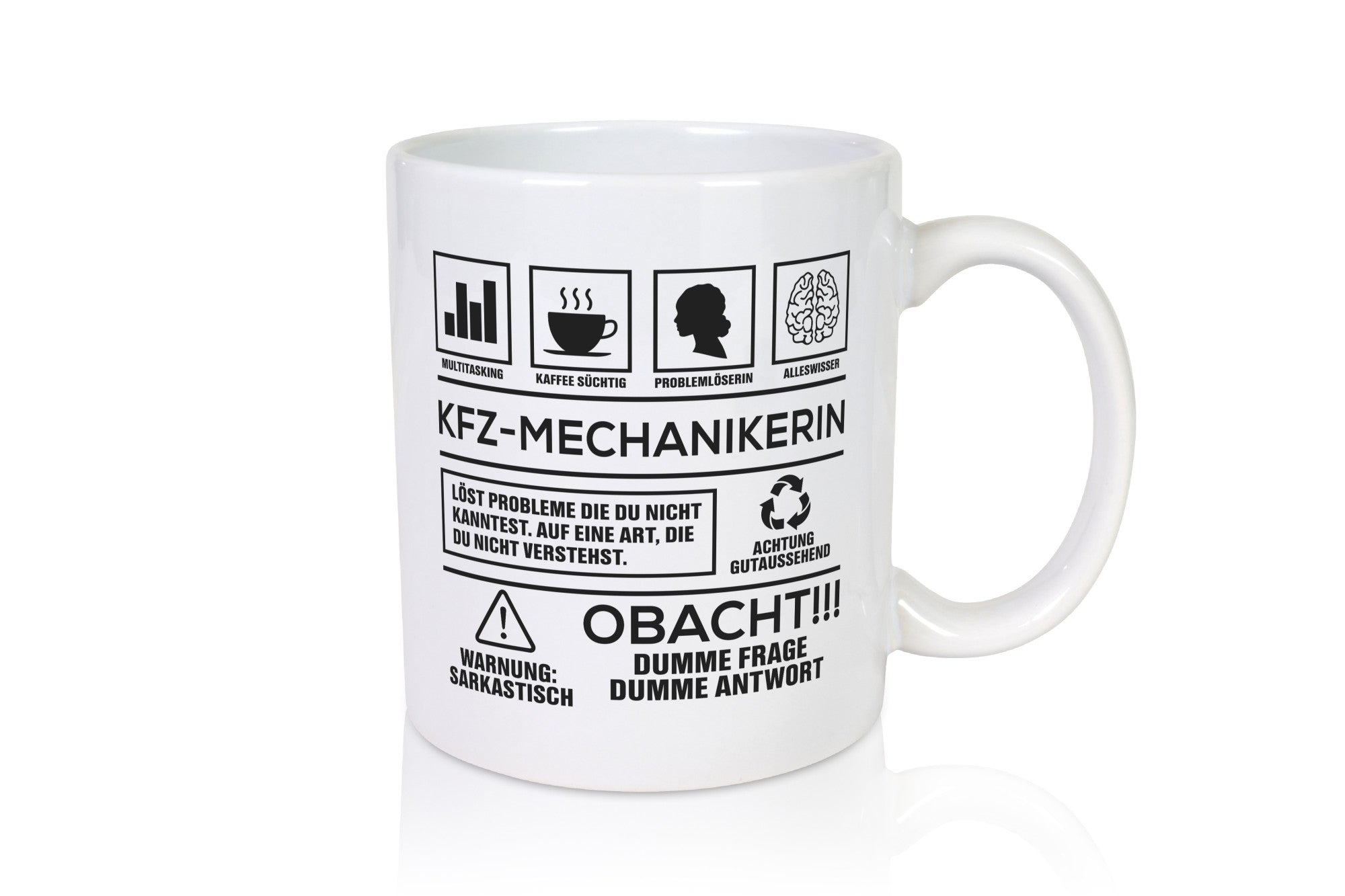 Achtung Probleme KFZ-Mechanikerin | Mechaniker KFZ Geschenk Humor Geschenkidee