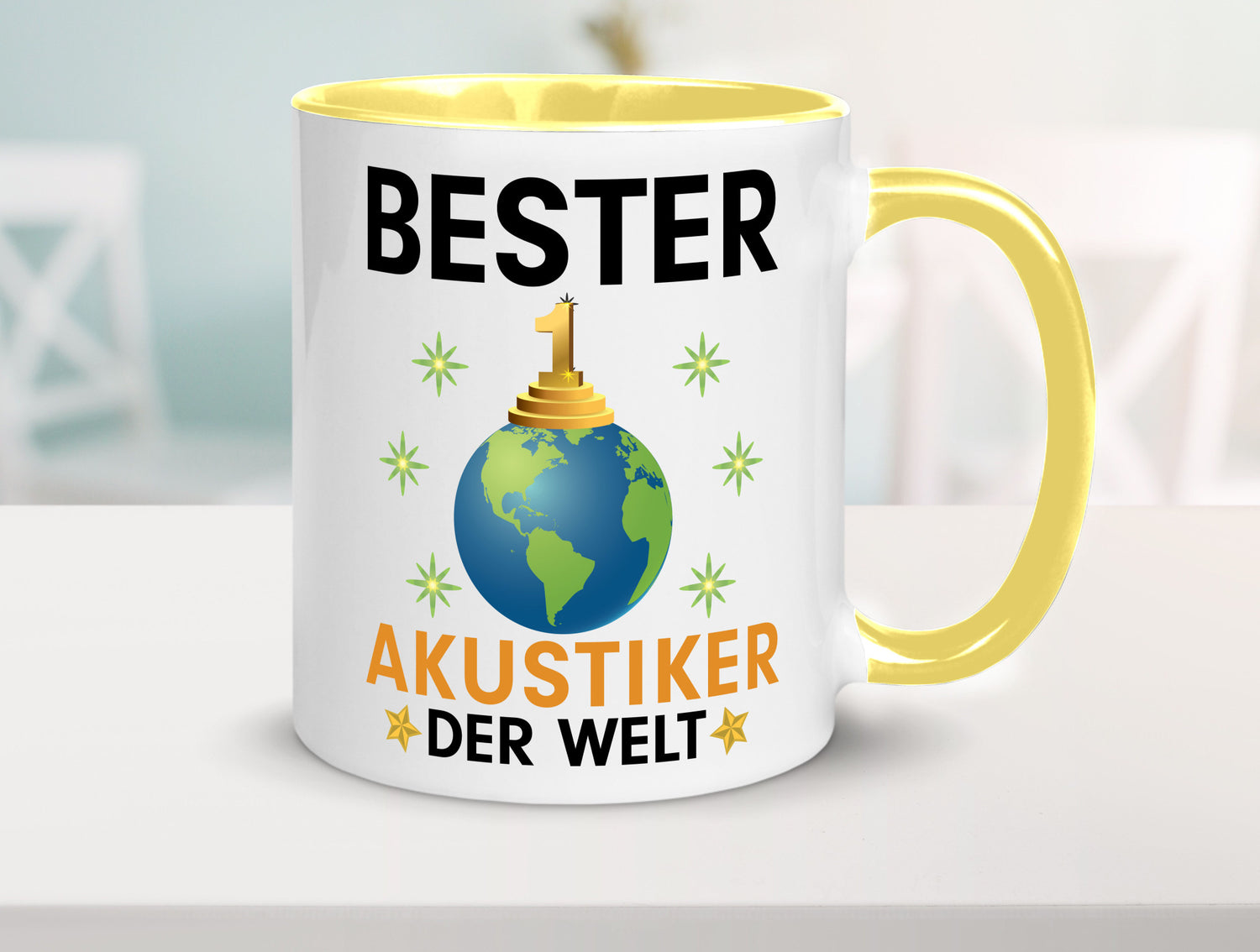 Welt Bester Akustiker | Akustik Hörgeräteakustik Geschenkidee Humor Tasse