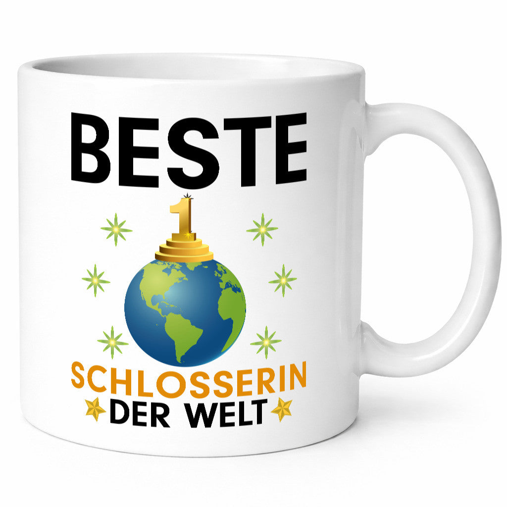 Welt Beste Schlosserin | Schlosserei lustig Humor Geschenkidee Geschenk Tasse