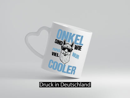 Onkel sind wie Papas | Nichte Neffe Lieblingsonkel lustig Humor Geschenkidee