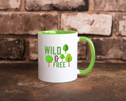 Wild and free | Freiheit Camper Hobbycamper Geschenkidee Humor Tasse