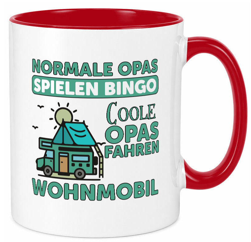 Opas spielen Bingo, coole fahren Wohnmobil | Vögel Geschenk Familie