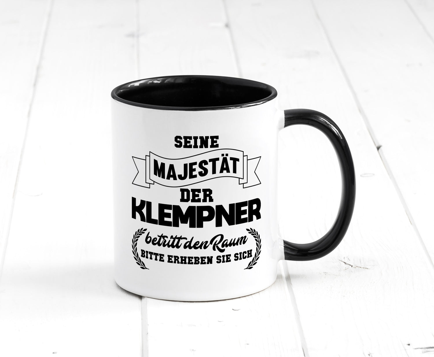 Der Klempner betritt den raum | Geschenk Humor Geschenkidee lustiger Spruch