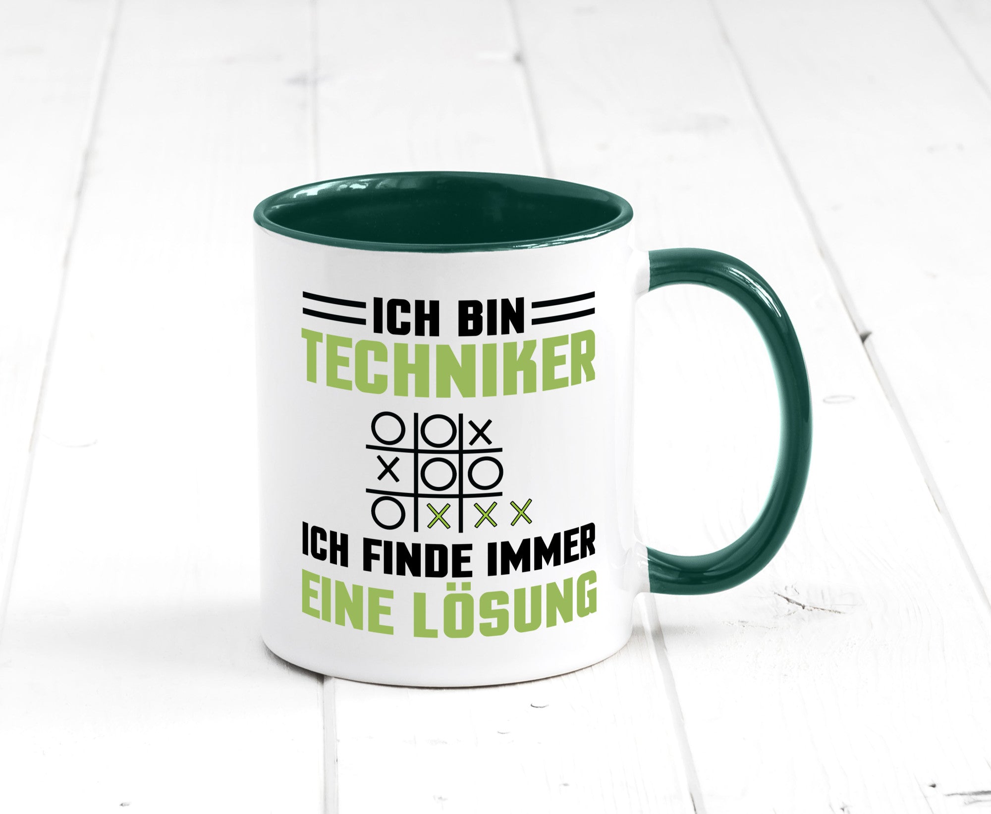 Ich bin Techniker finde immer eine Lösung | lustiger Spruch Geschenk Humor