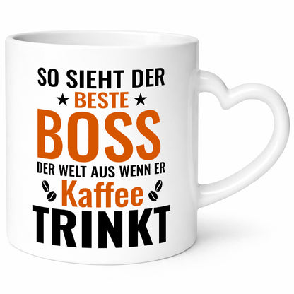 Kaffee trinkt: Boss | Führungskraft Vorgesetzter Geschenkidee Humor Tasse